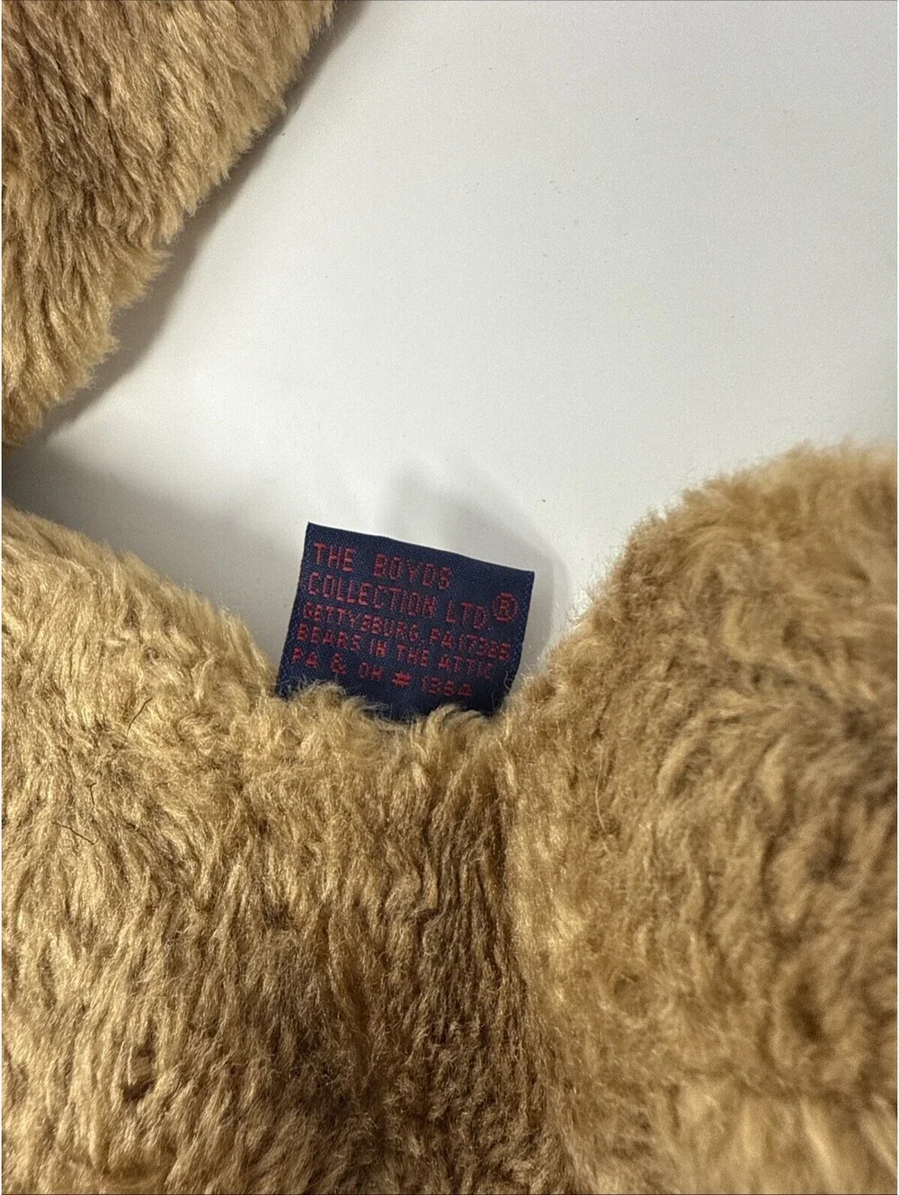 Boyd’s Bears Flat Plush Stuffed Animal Brown Bear